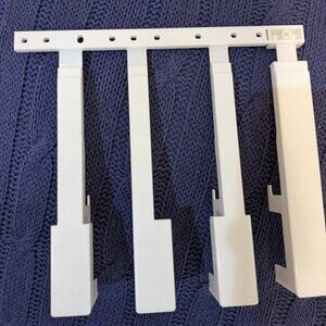 Casio LK-135 LK-230 LK-265 electronic keyboard white key set D-F-A-C keyset‎